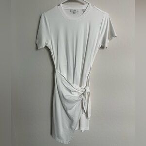 Vince Side-tie faux wrap dress